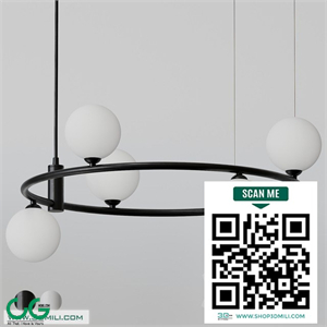 Maytoni Modern - Pendant Ring Light - Black and White